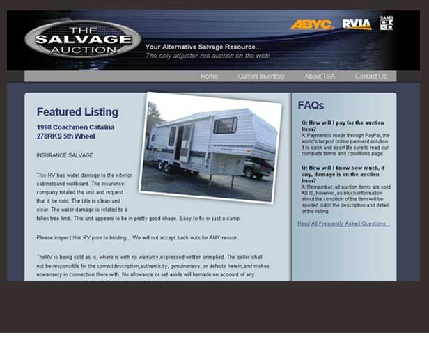 www.thesalvageauction.com